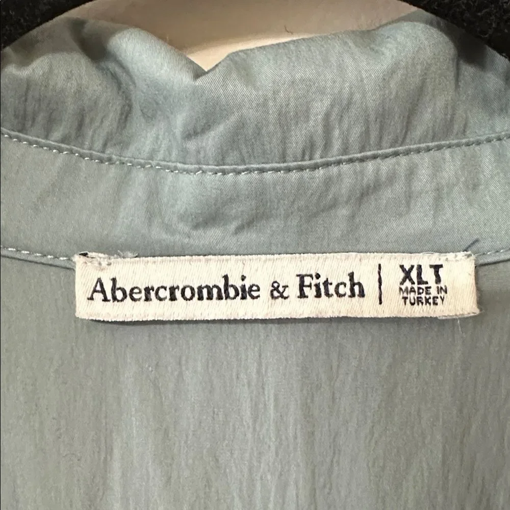 Abercrombie & Fitch Sage Green Utility Maxi Dress